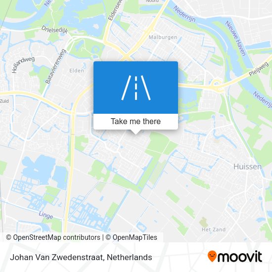 Johan Van Zwedenstraat map