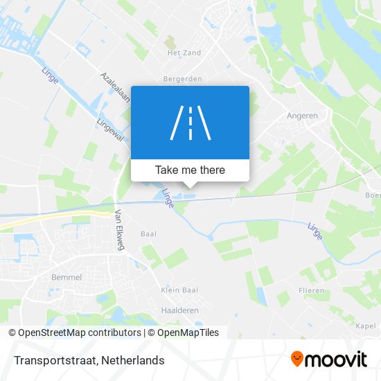 Transportstraat map