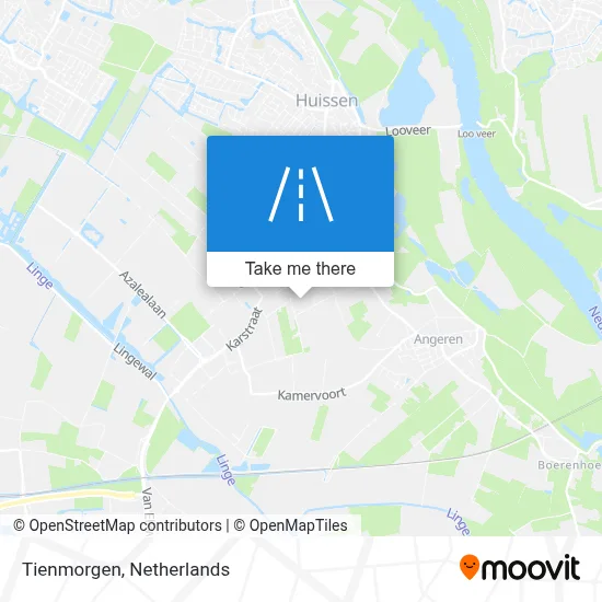 Tienmorgen map
