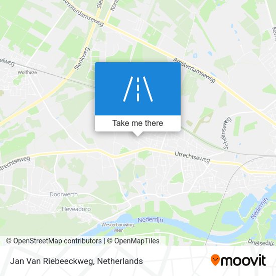 Jan Van Riebeeckweg map