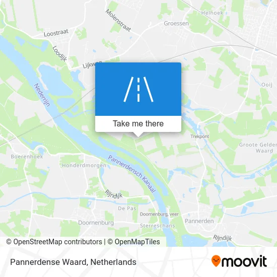 Pannerdense Waard Karte