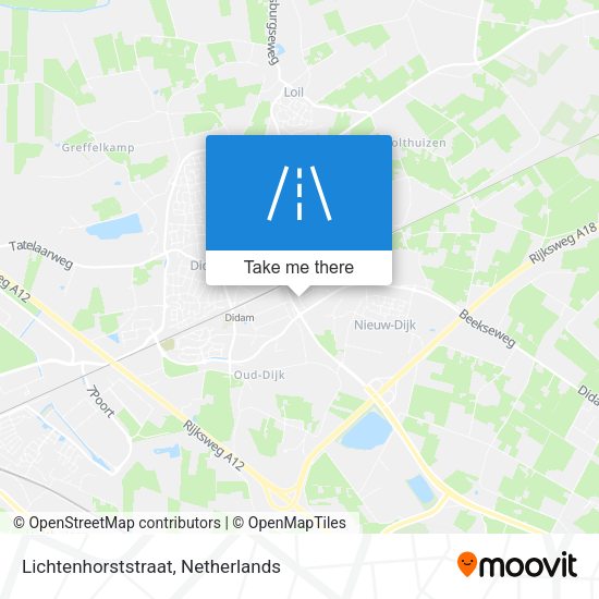 Lichtenhorststraat map