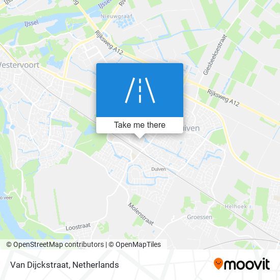 Van Dijckstraat map