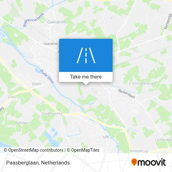 Paasberglaan map