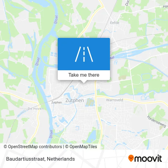 Baudartiusstraat map