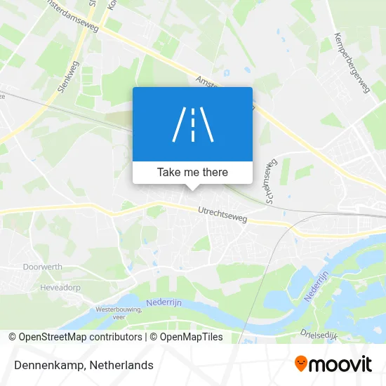 Dennenkamp Karte