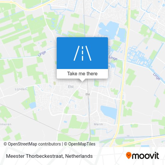 Meester Thorbeckestraat map