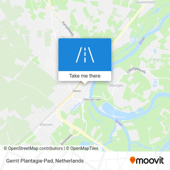 Gerrit Plantagie-Pad map