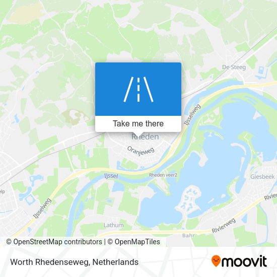 Worth Rhedenseweg map