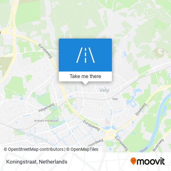 Koningstraat map