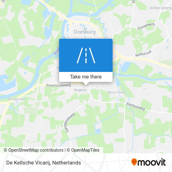 De Kellsche Vicarij map