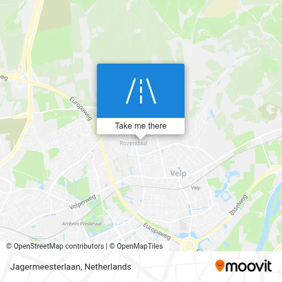 Jagermeesterlaan map