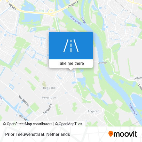 Prior Teeuwenstraat map