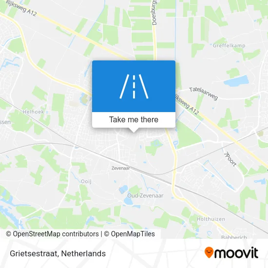 Grietsestraat map
