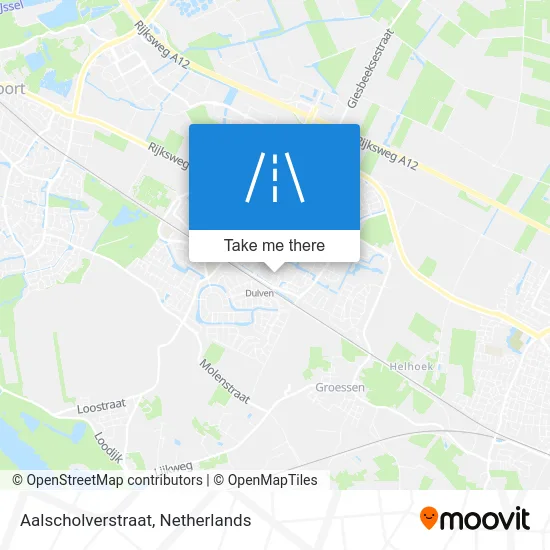 Aalscholverstraat map