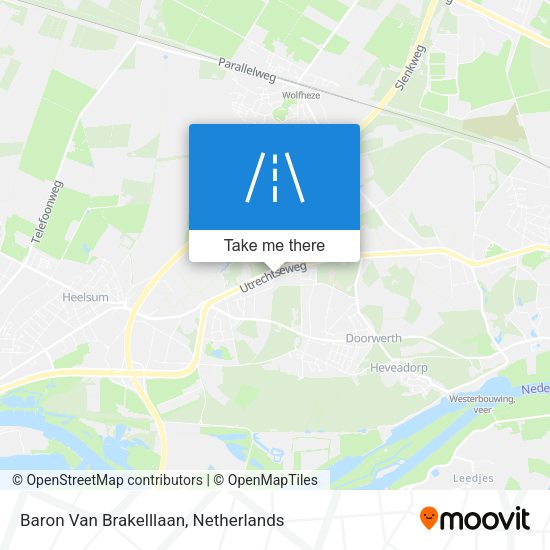 Baron Van Brakelllaan map