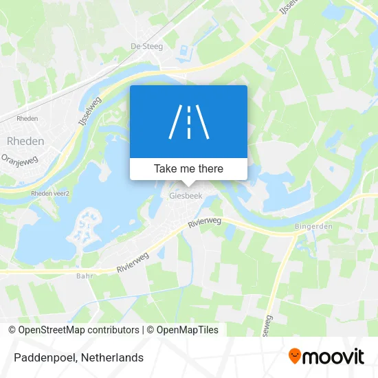 Paddenpoel map