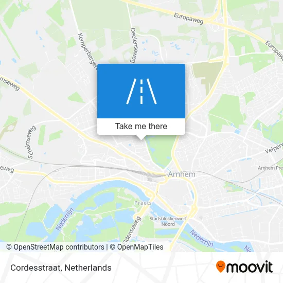 Cordesstraat map