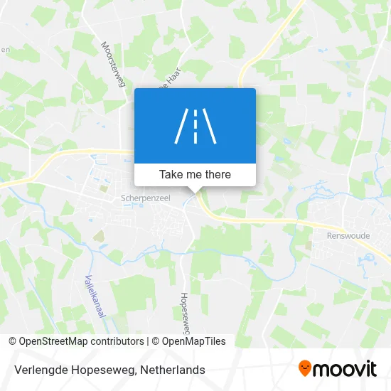 Verlengde Hopeseweg map