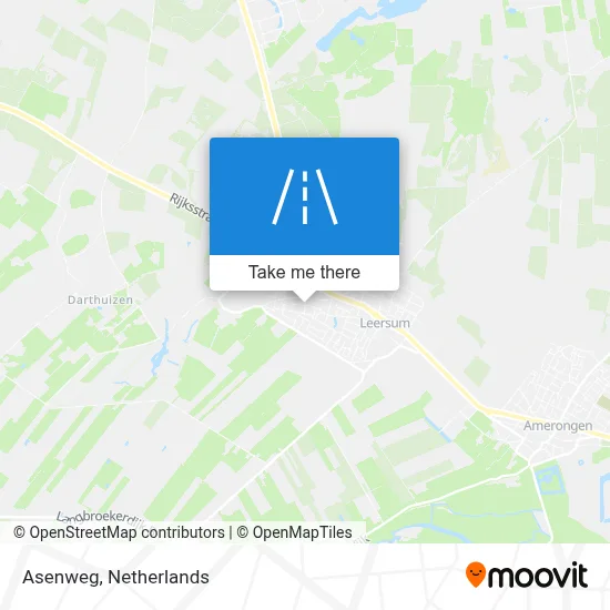 Asenweg map