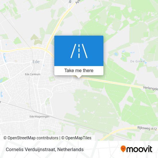 Cornelis Verduijnstraat map