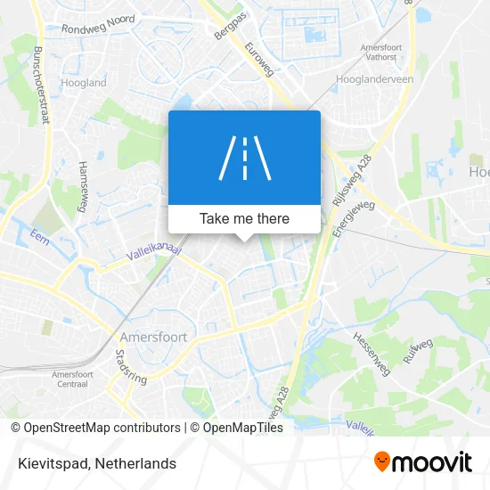 Kievitspad map