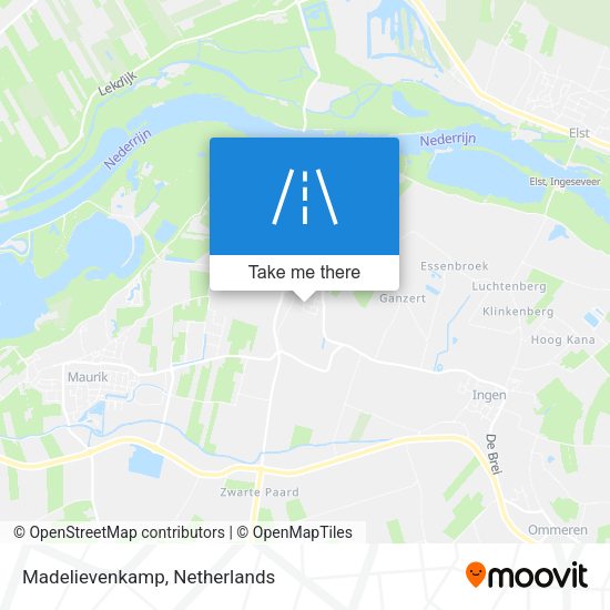 Madelievenkamp map
