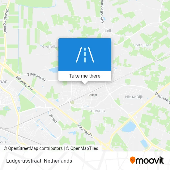 Ludgerusstraat map