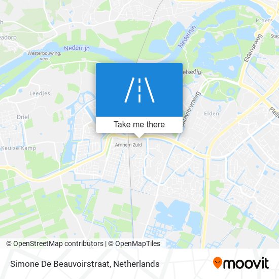 Simone De Beauvoirstraat map