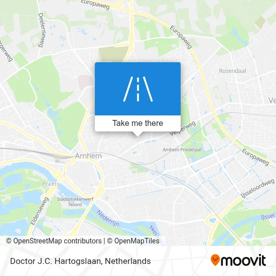 Doctor J.C. Hartogslaan map