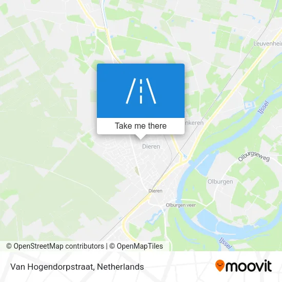 Van Hogendorpstraat map