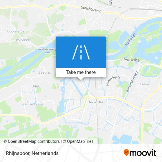 Rhijnspoor map