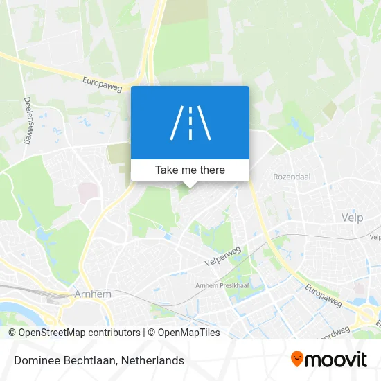 Dominee Bechtlaan map