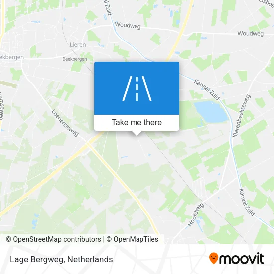 Lage Bergweg map