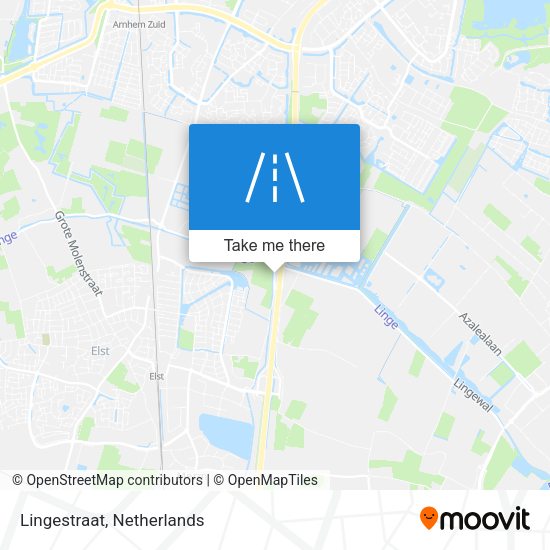 Lingestraat map