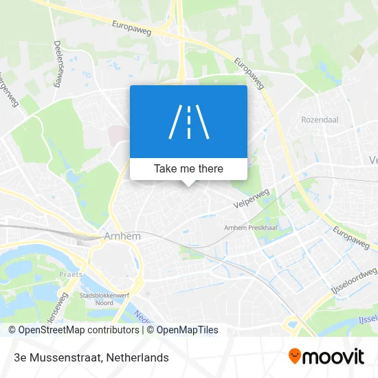 3e Mussenstraat map