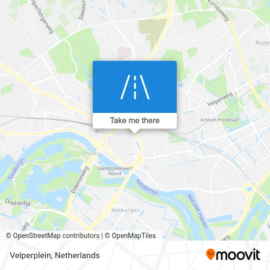 Velperplein map