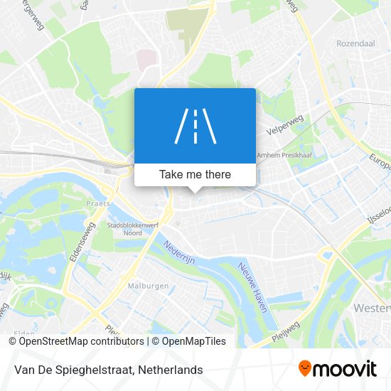 Van De Spieghelstraat map