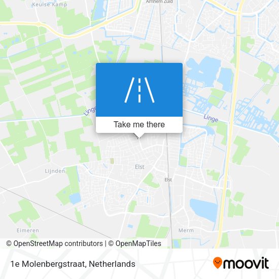 1e Molenbergstraat map