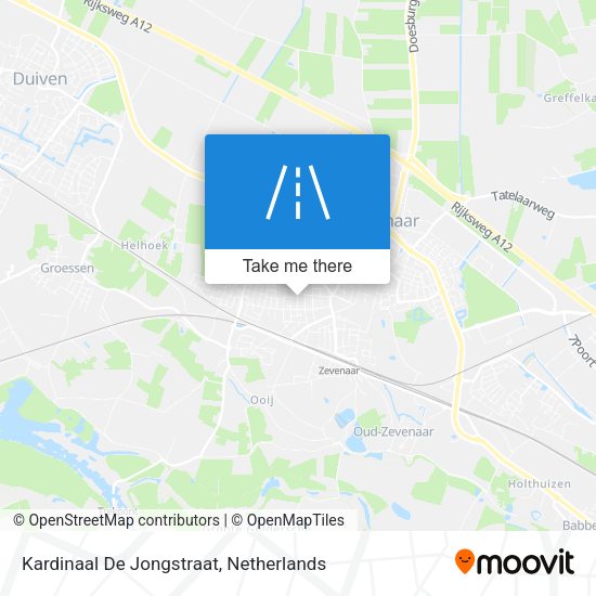 Kardinaal De Jongstraat map