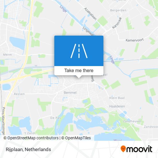 Rijplaan map