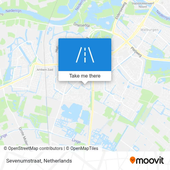 Sevenumstraat map