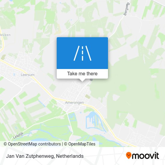 Jan Van Zutphenweg map