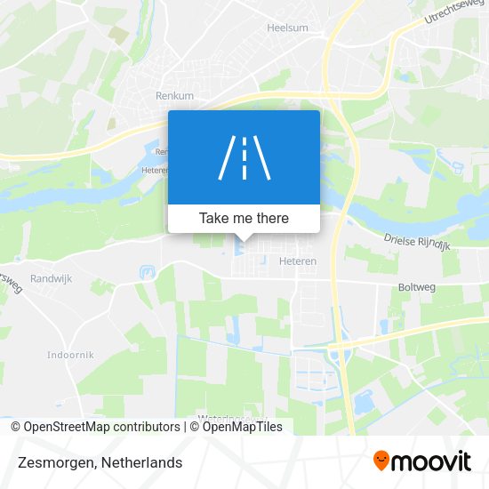 Zesmorgen map