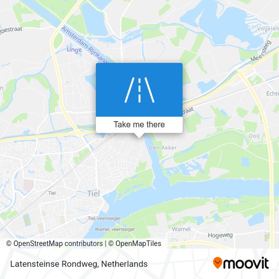 Latensteinse Rondweg map