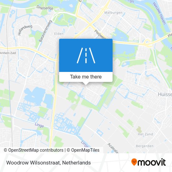 Woodrow Wilsonstraat map
