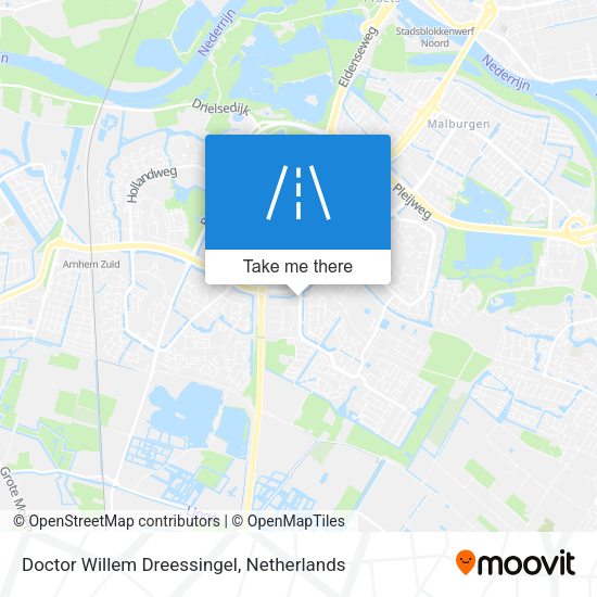 Doctor Willem Dreessingel map