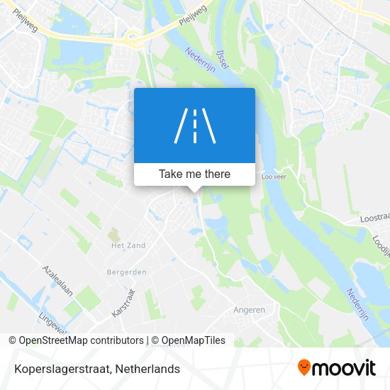 Koperslagerstraat map