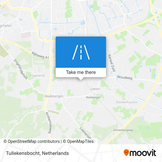 Tullekensbocht map