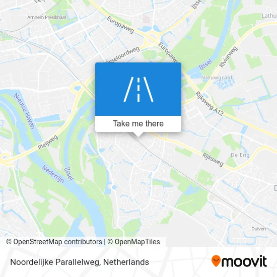 Noordelijke Parallelweg map